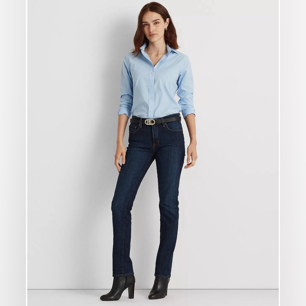 Ralph Lauren mid rise straight jeans